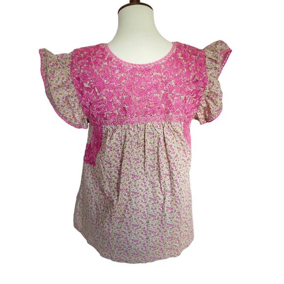 J. MARIE Rosalee Ruffle Neck Top - Picture 3 of 4